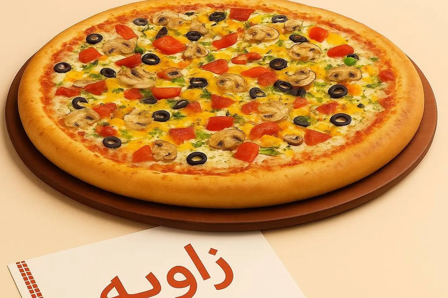 بيتزا خضار - كبير
