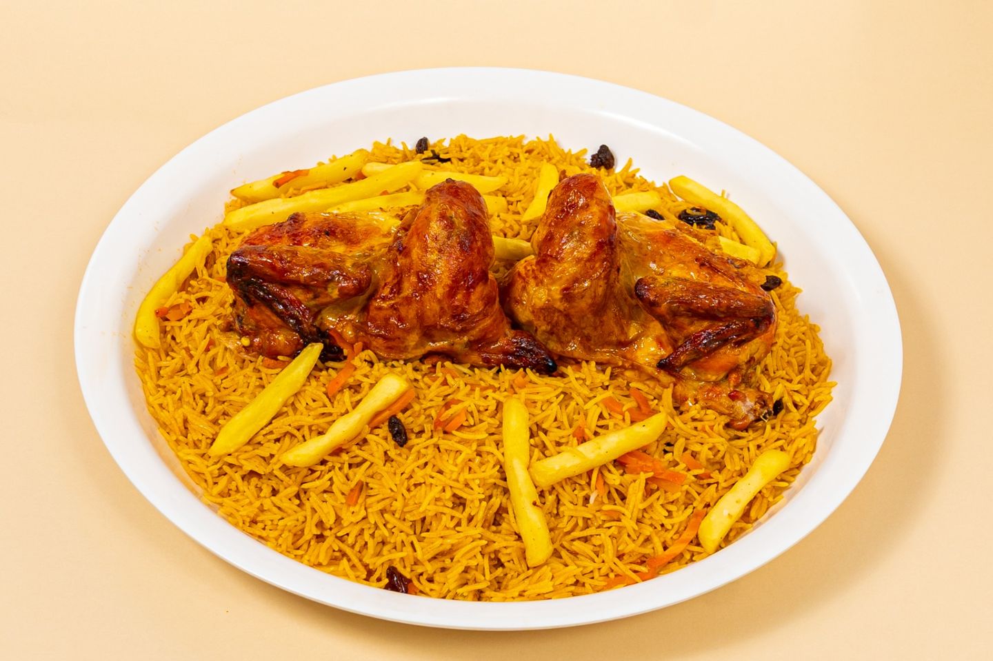 Grilled Chicken With Rice - Quarter Of A Chicken