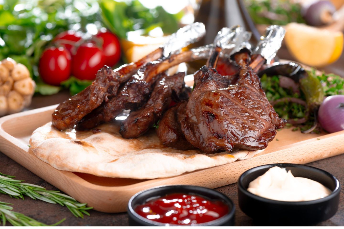 Lamb Chops Oriental - Person