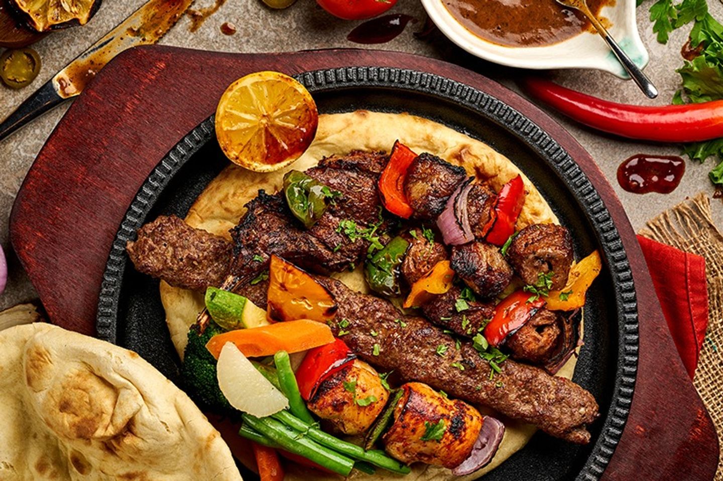 مشاوي عربية مشكلة - نصف كيلو