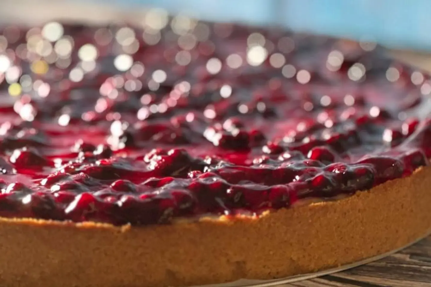 تشيز كيك توت ازرق - صغير