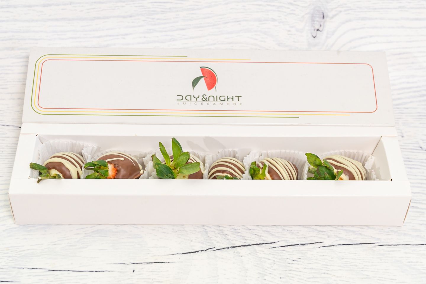 Strawberry With Belgian Chocolate - 6 Pieces