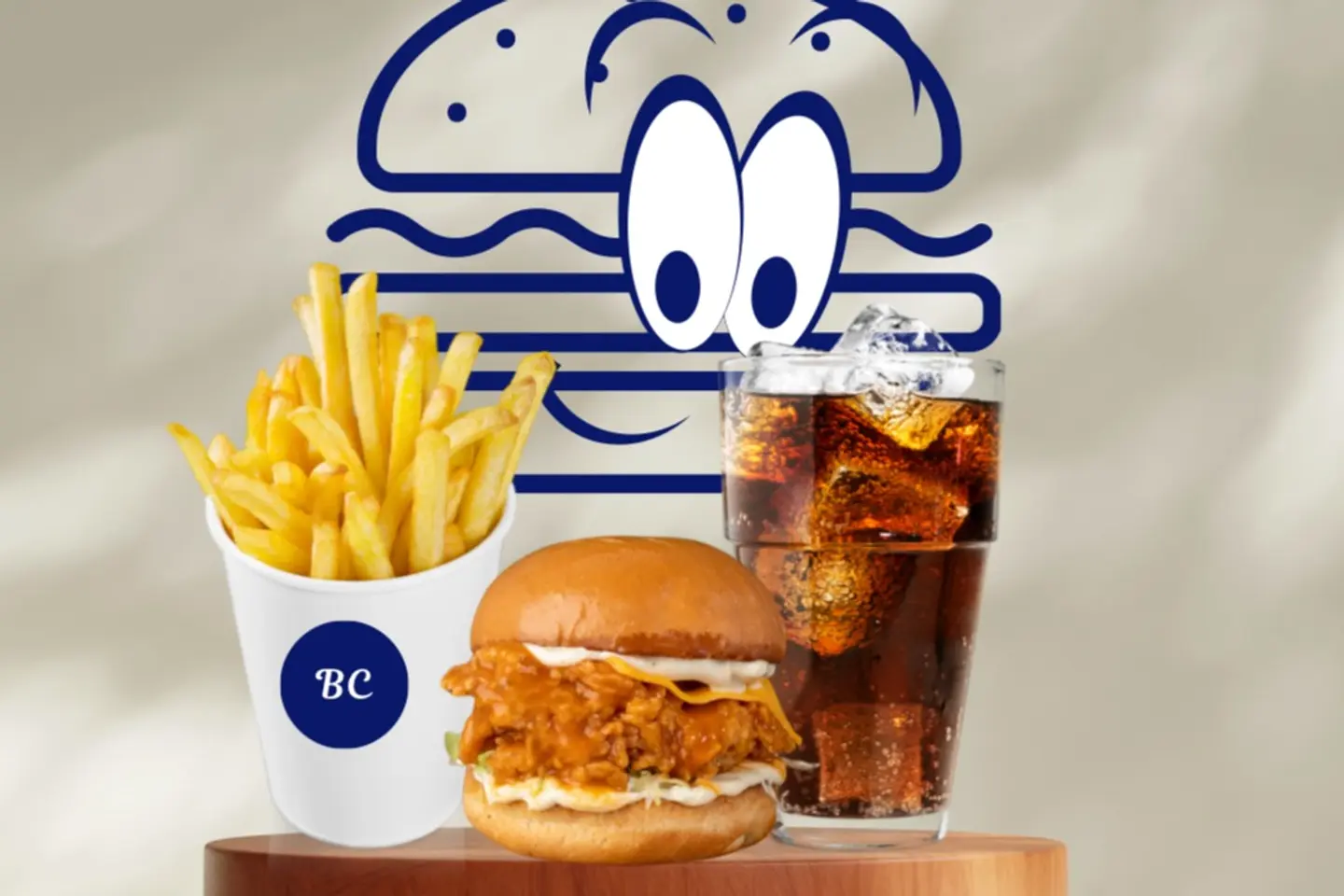 وجبة برجر دجاج - حار