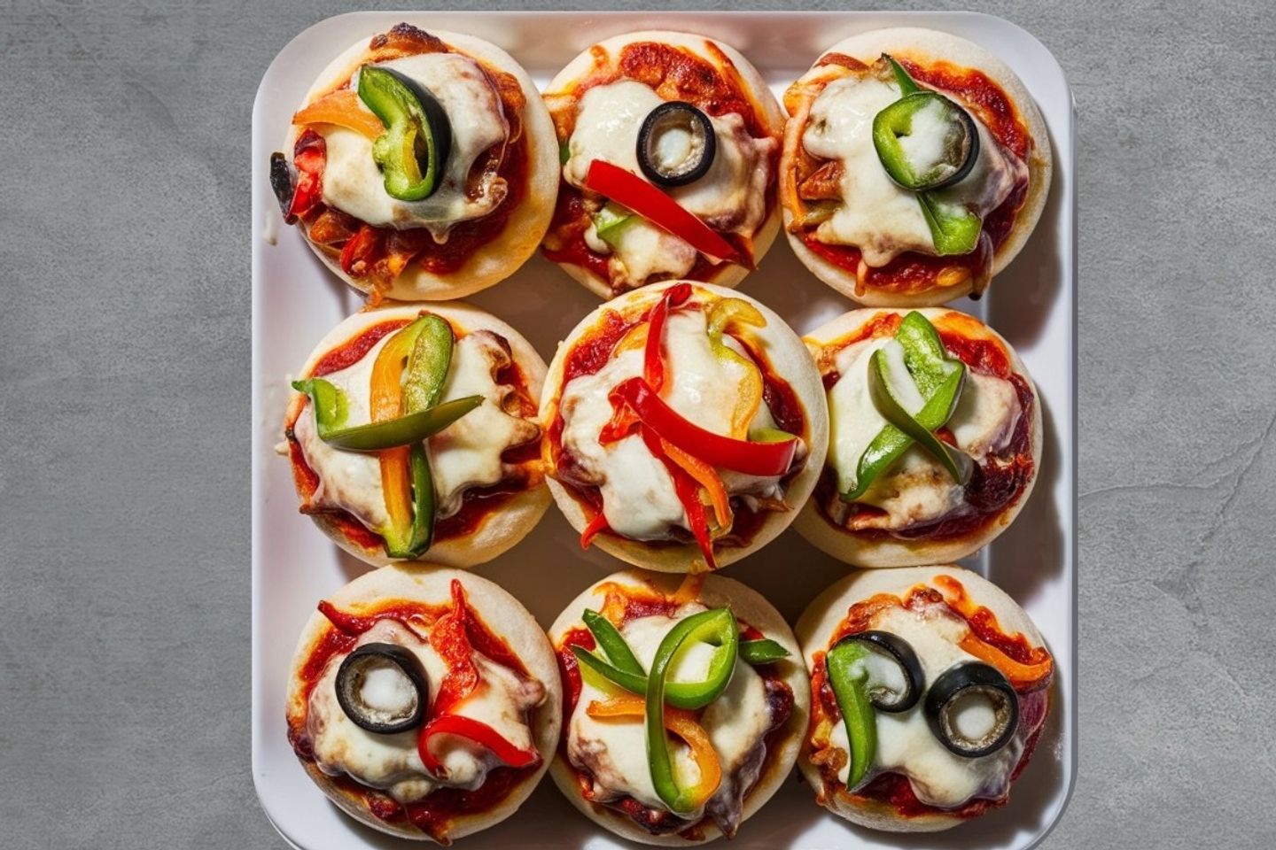 Mini Pizza Vegetables - 6 Pcs