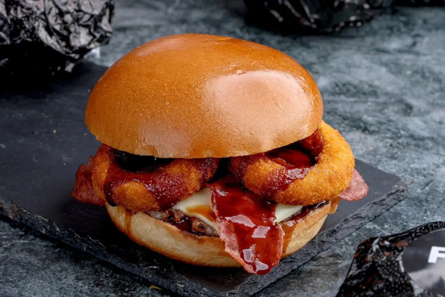 Foil Cowboy Burger - Single