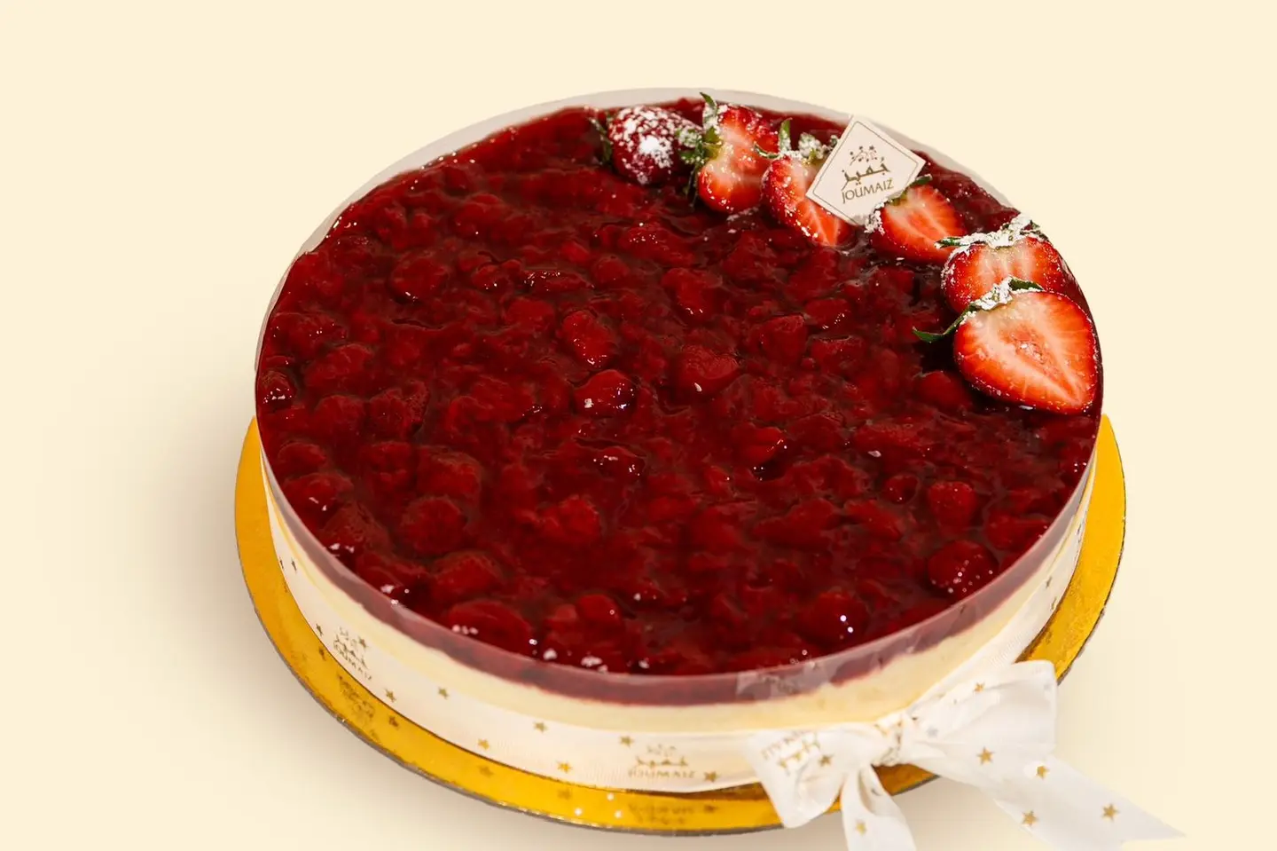 Strawberry Cheesecake - Template For 12 To 10 People