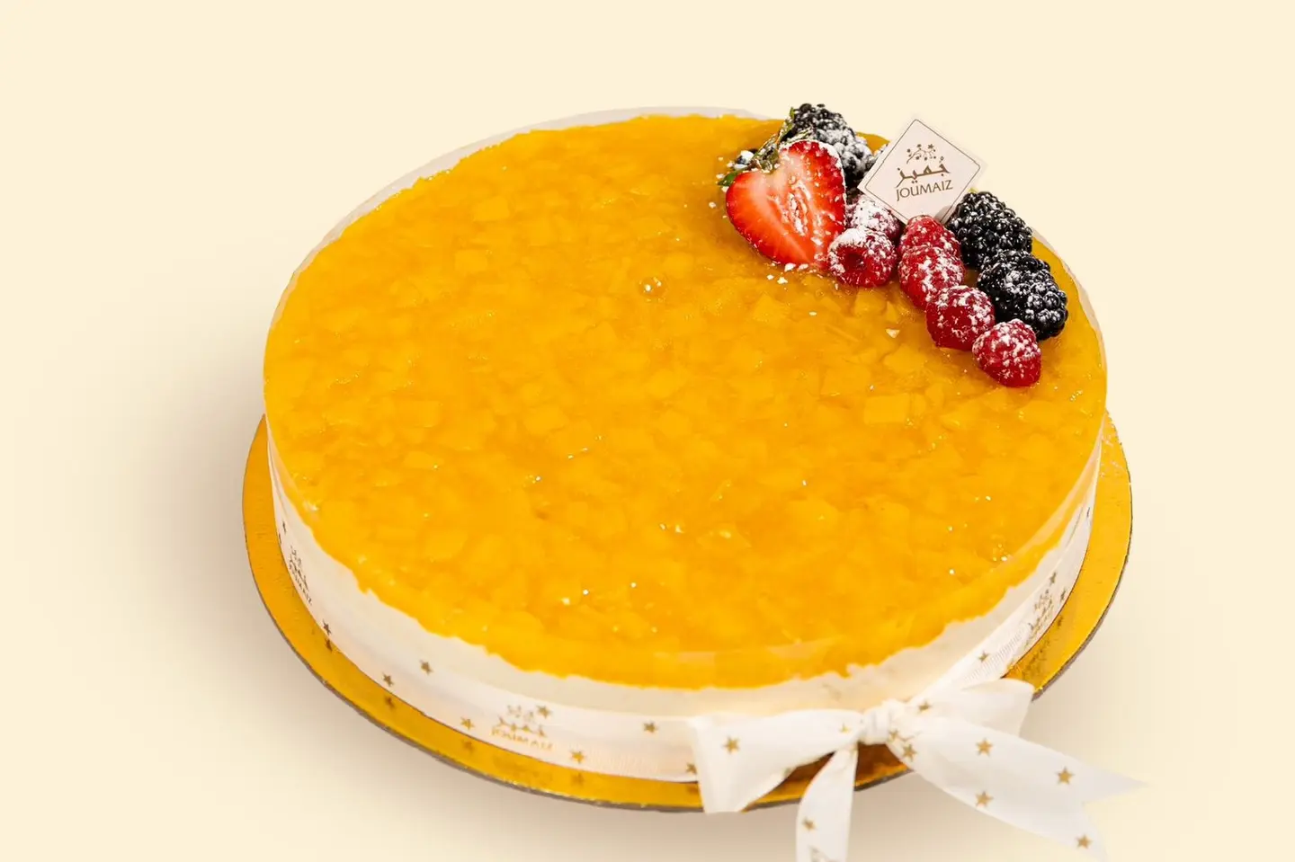 تشيز كيك المانجو - قالب كبير ٨ الى ٩ اشخاص