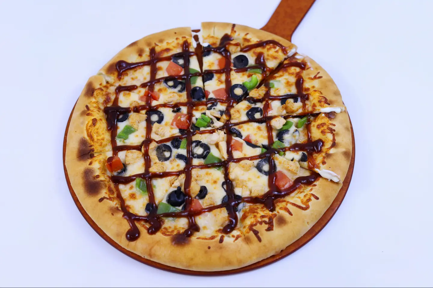 Pizza Bbq Chicken - Atraf Jubn