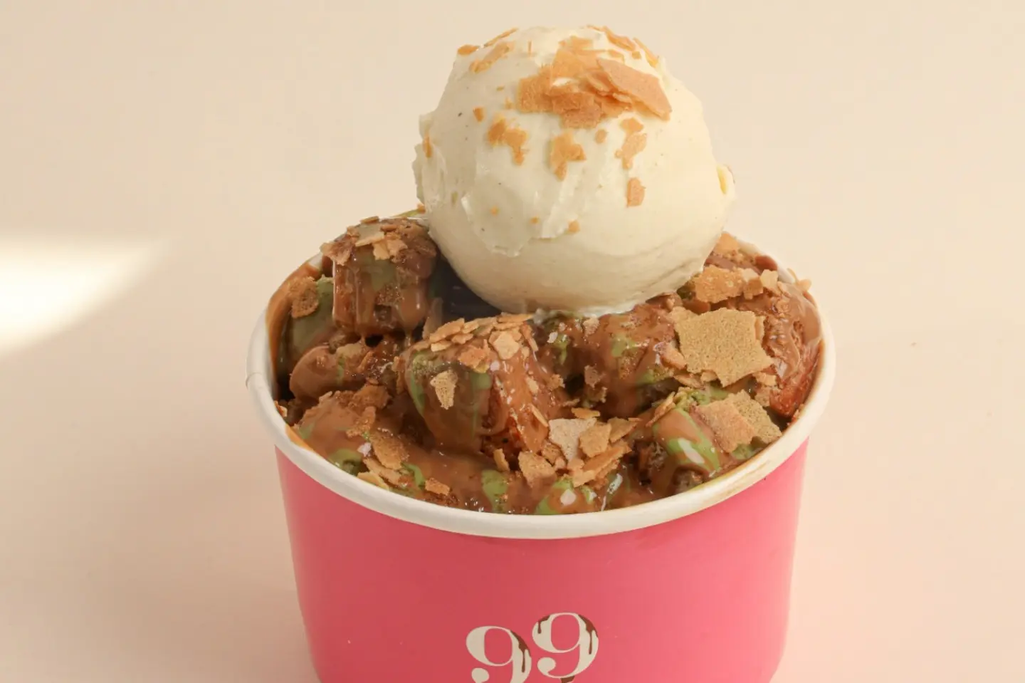 French Toast With Ice Cream - Pistachio