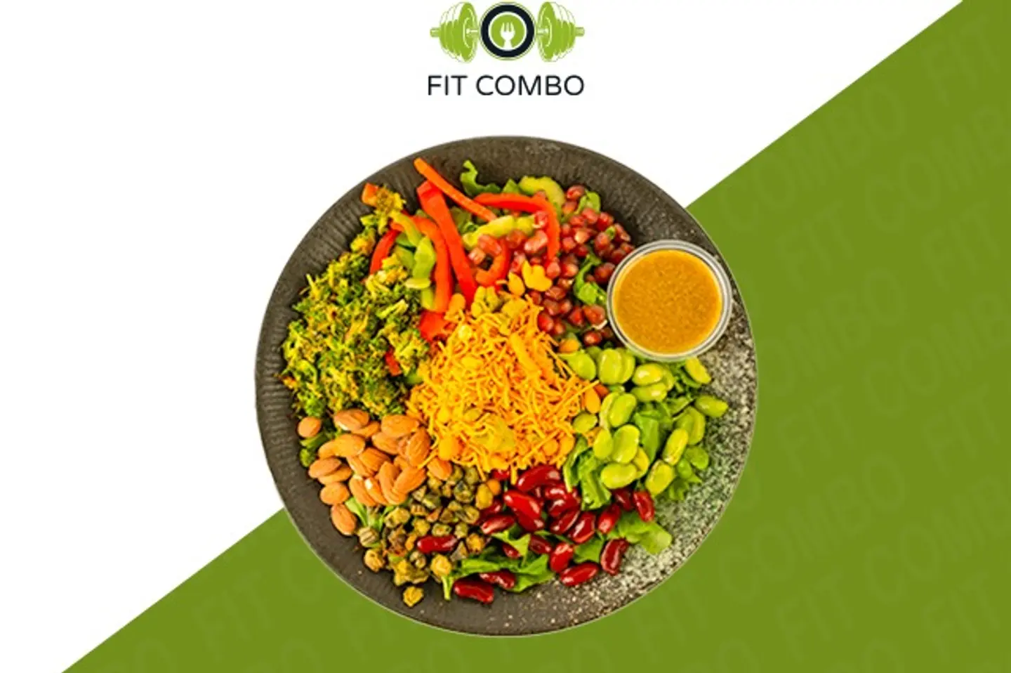 Protein Salad - Mix Sauce With Salad