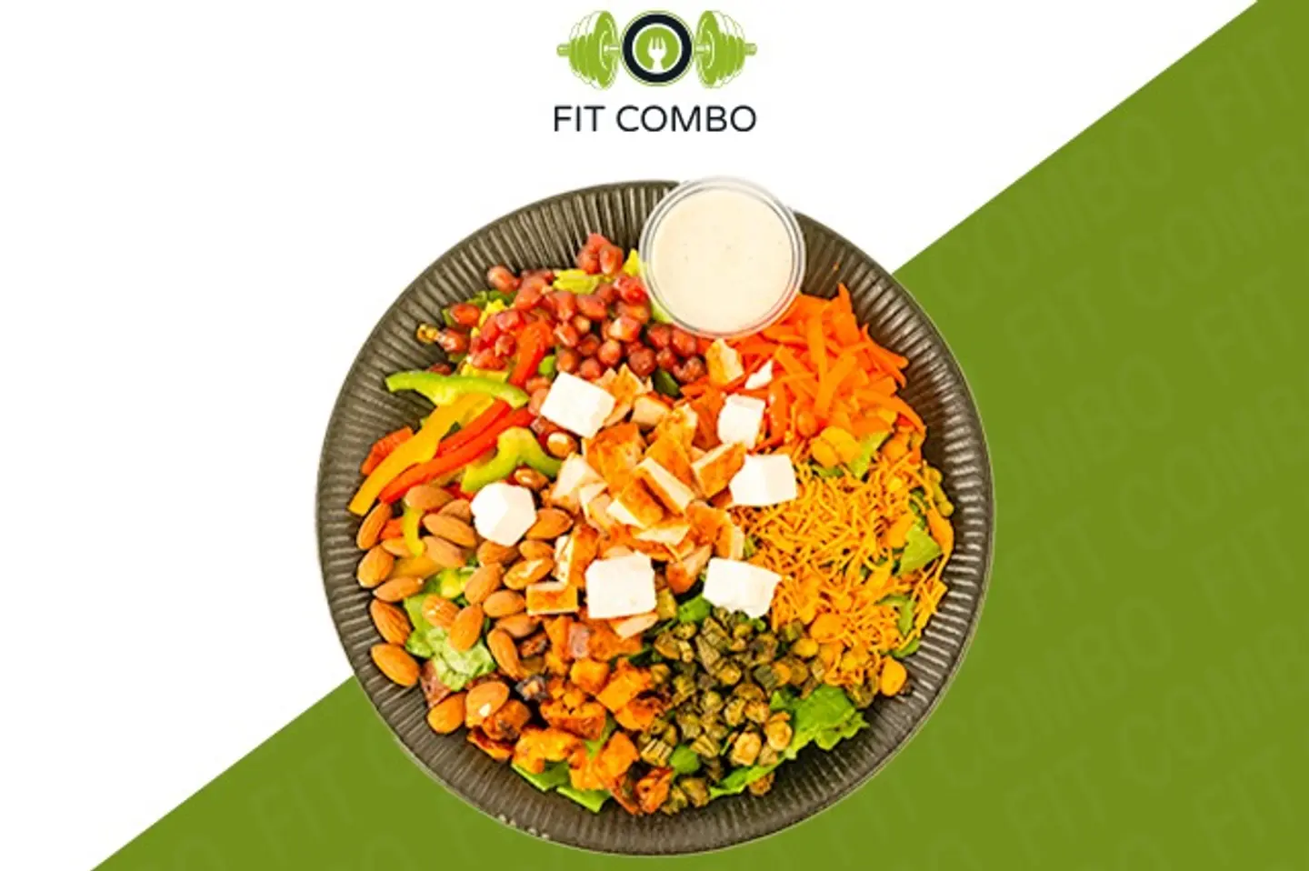 Fit Combo Salad - Mix The Sause With Salad