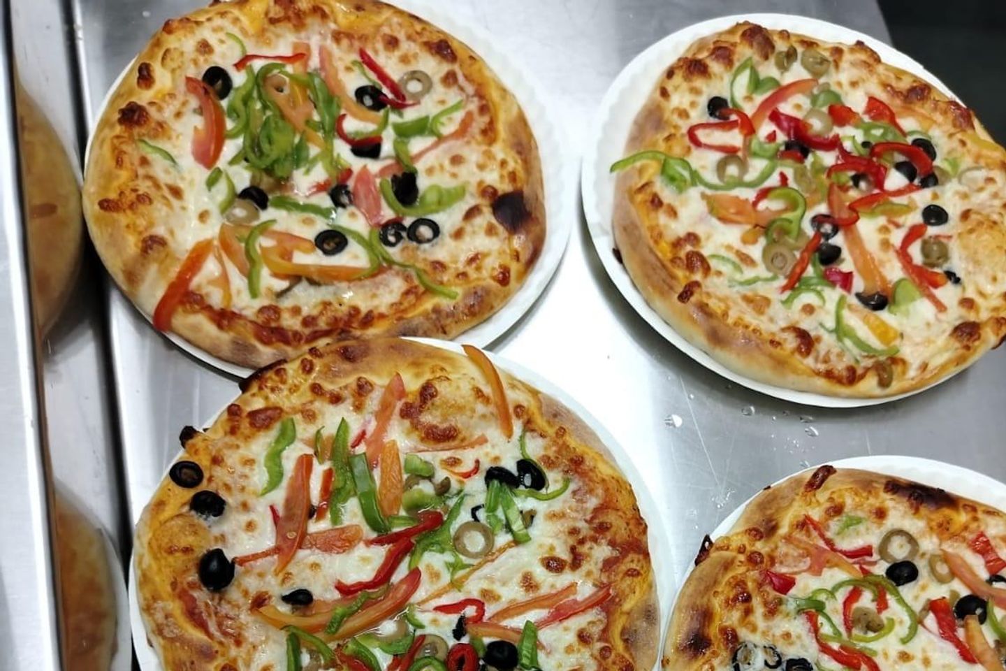 Vegetable Cheese Edge Pizza - Small