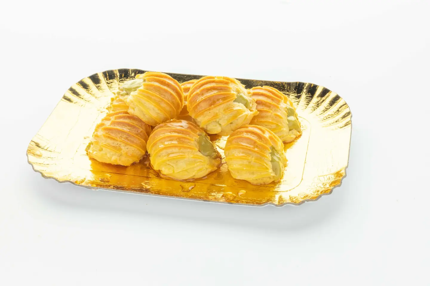 Grilled Tulumba With Pistachio - Half A Kilo