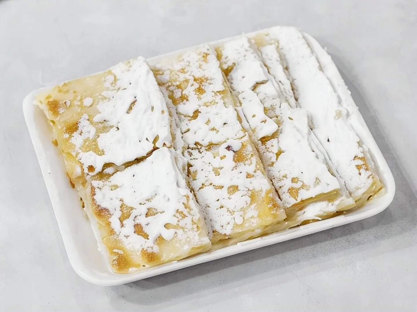 Kunafa With Cream And Nuts - Roll