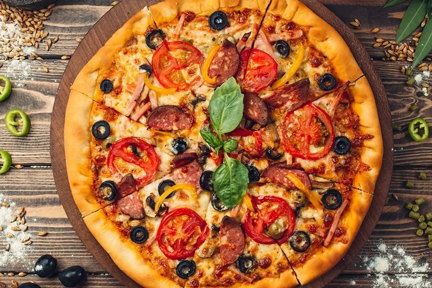 بيتزا اللحم - صغير