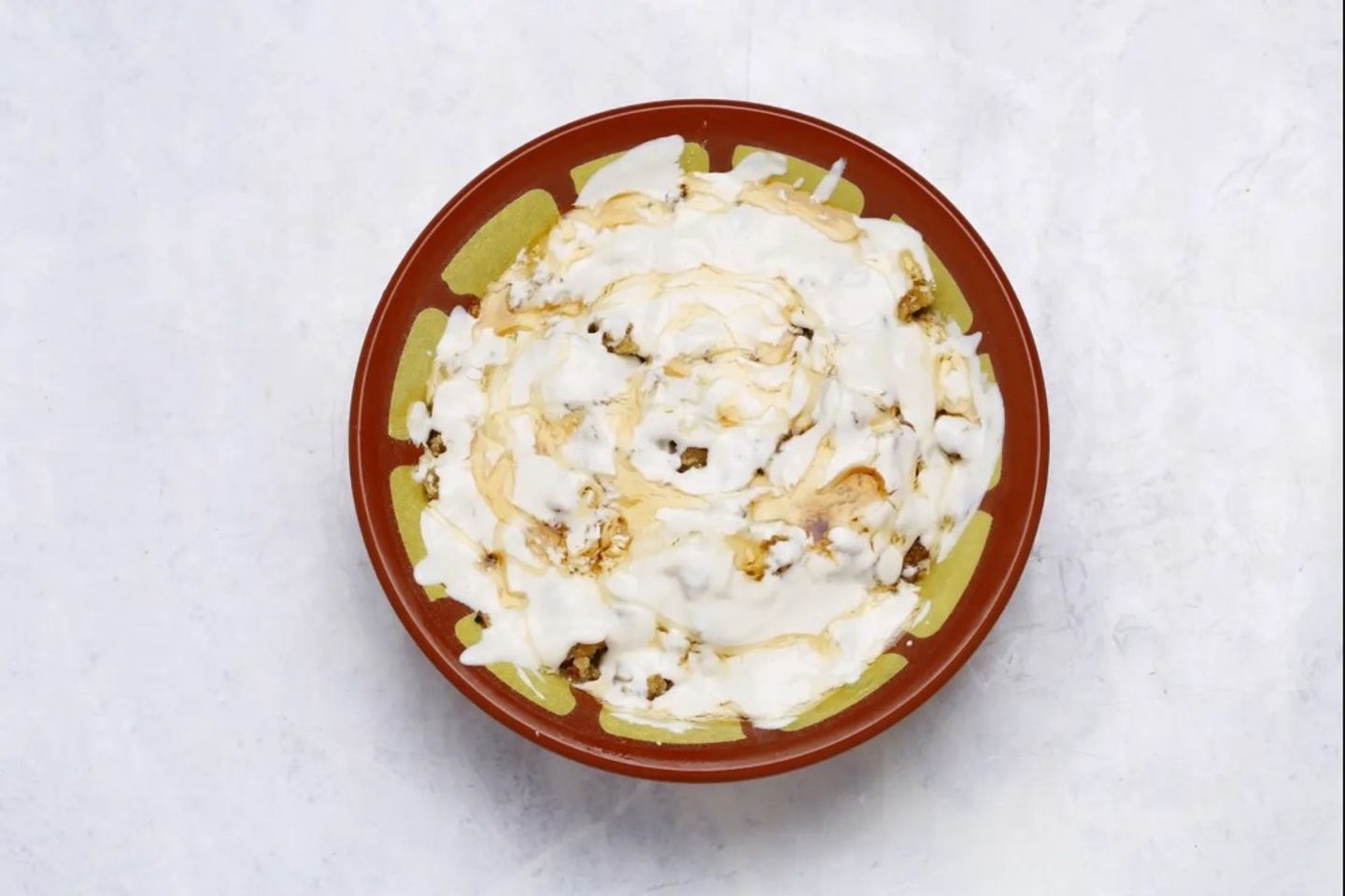 معصوب قشطة مع جبن وعسل - حجم صغير
