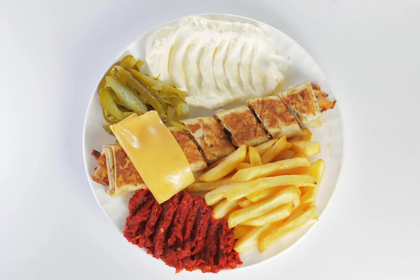 Small Arabic With Cheese Shawarma - Double Cheese