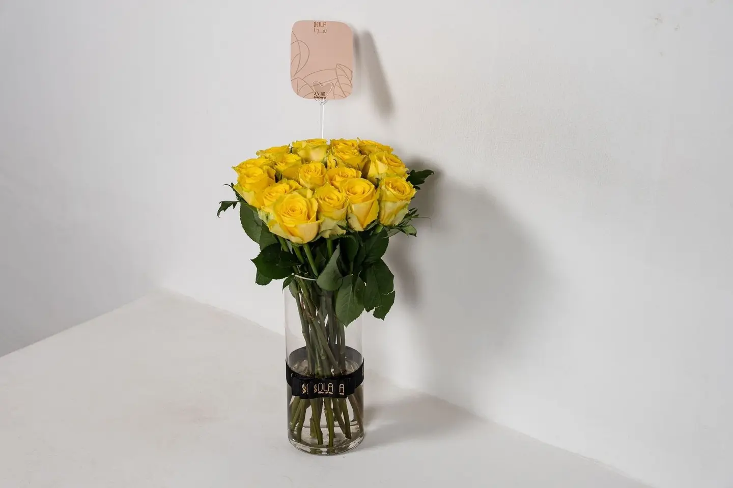 فازة الإشراق - جوري اصفر