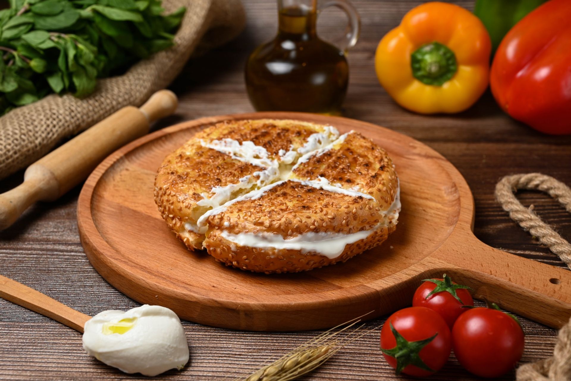 كعكة اللبنة - كعكة اللبنة حجم وسط