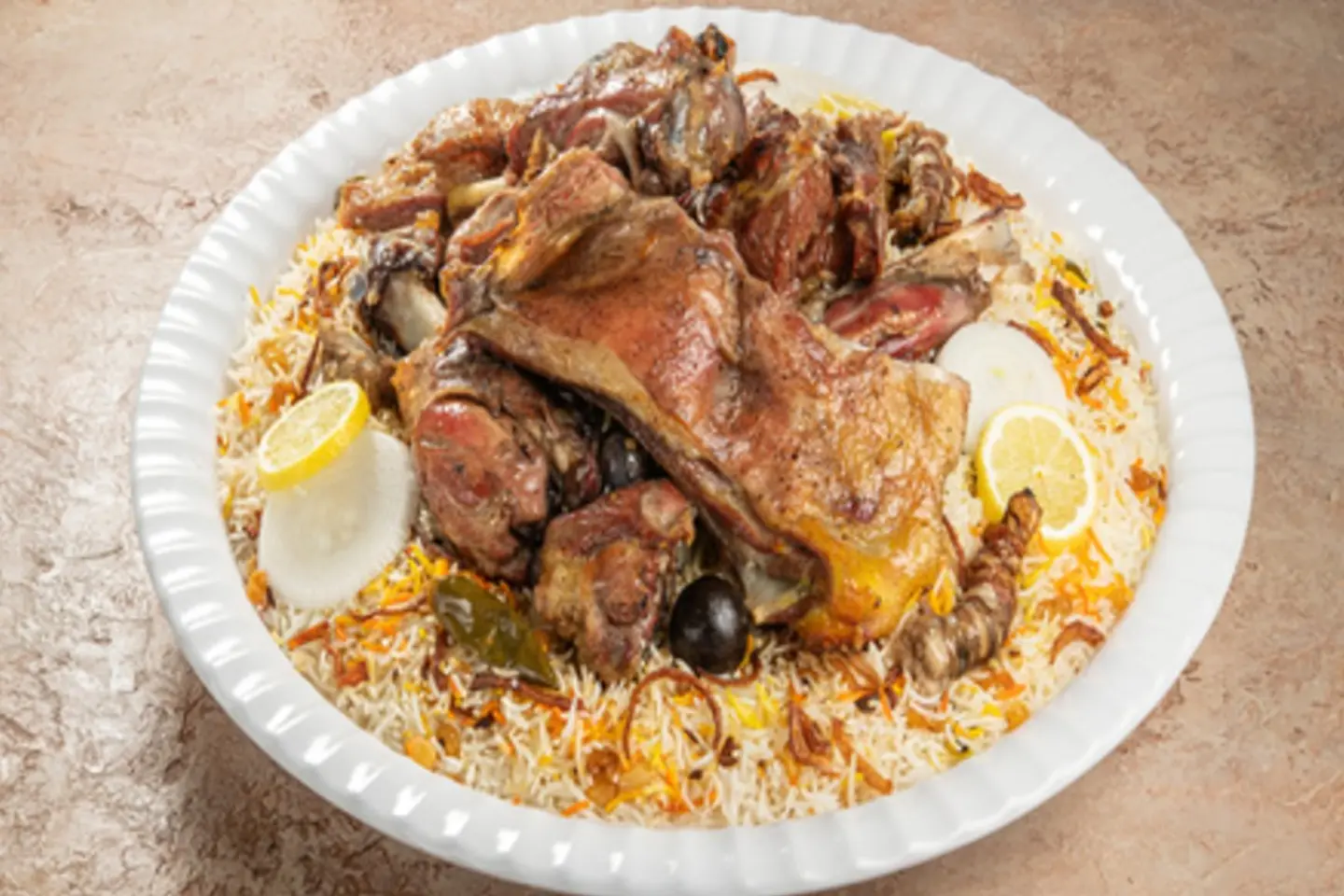 Tandoori Meat With Rice - Mawrooth Rice