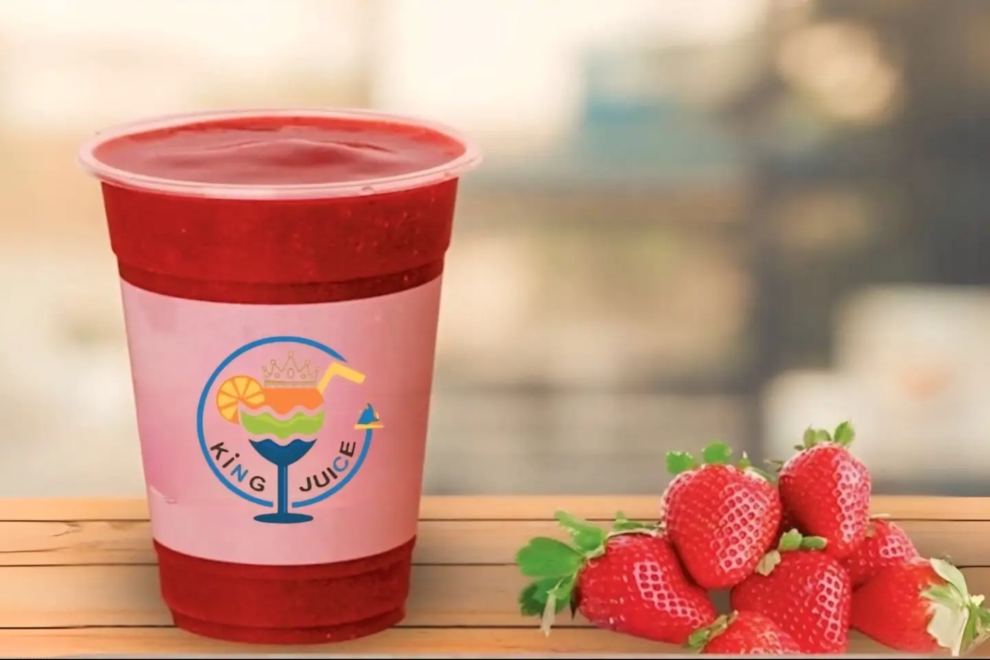 Strawberry Juice - Medium Cup