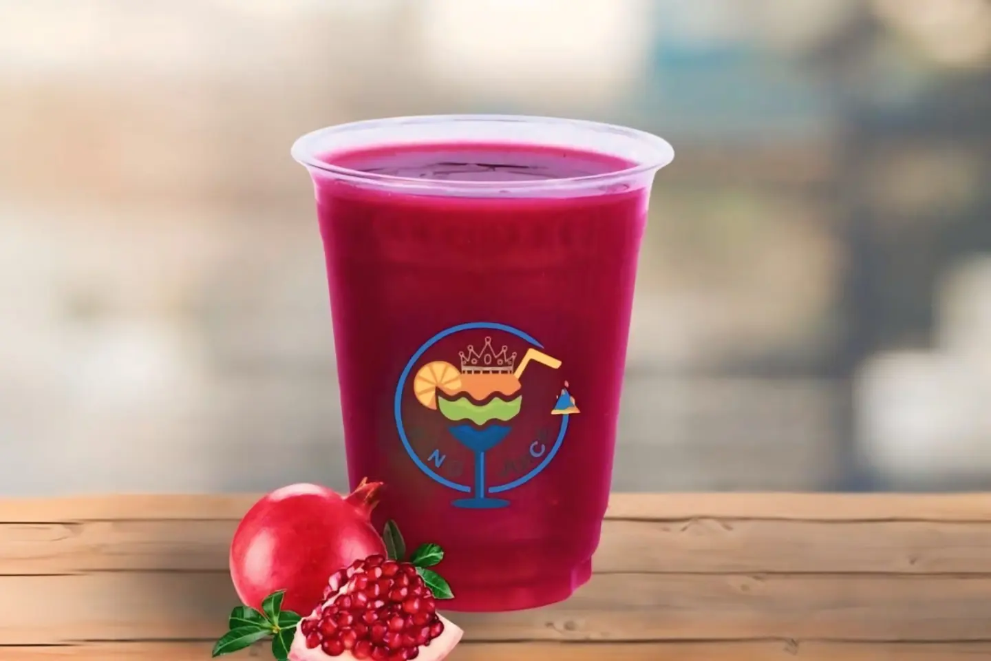 Pomegranate Smoothie With Strawberries - Medium