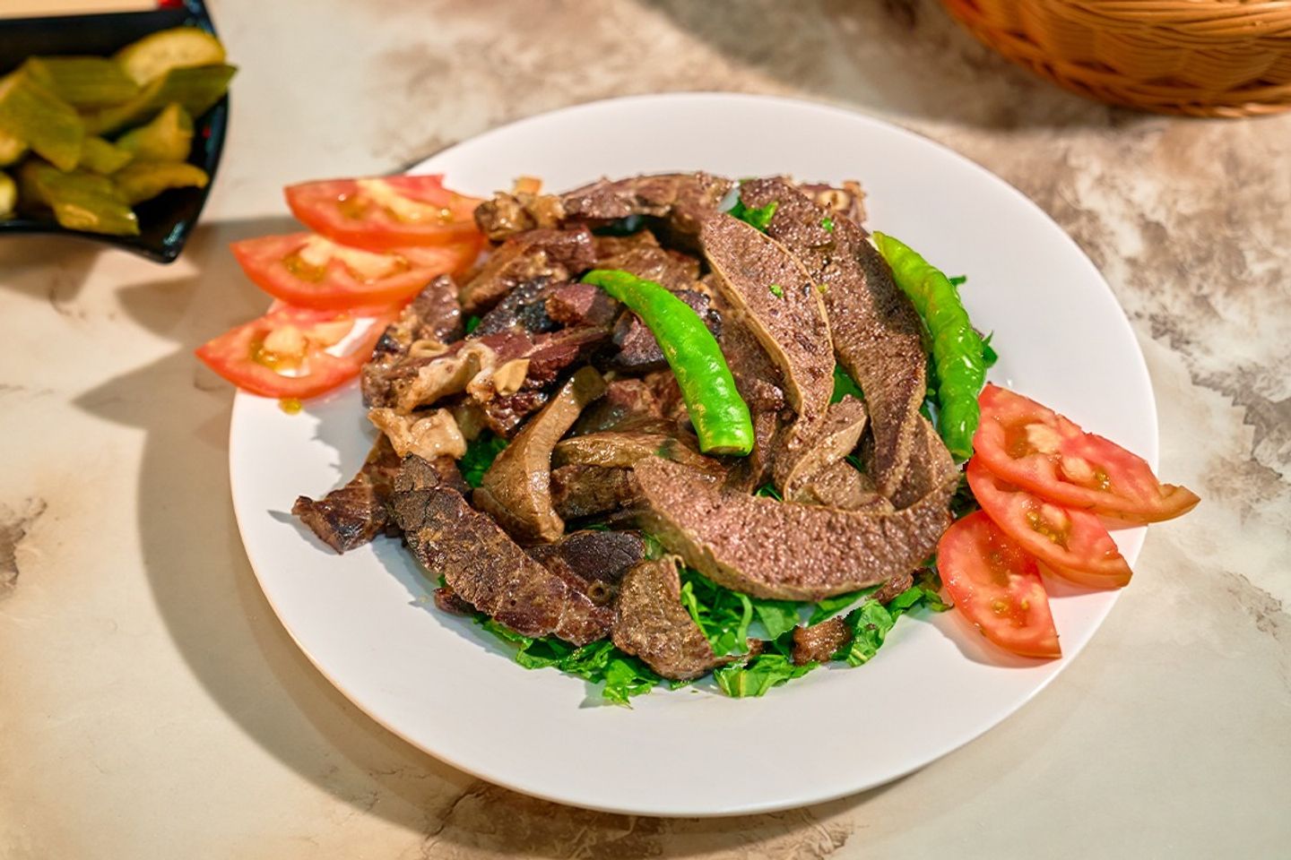فشة وطحال - طبق