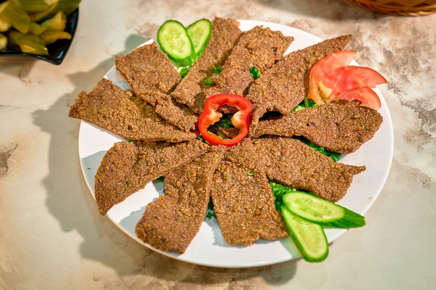 كبدة بانية - طبق