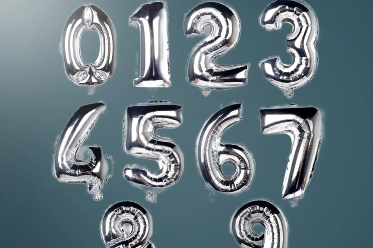 بالونات هيليوم أرقام - رقم ٦