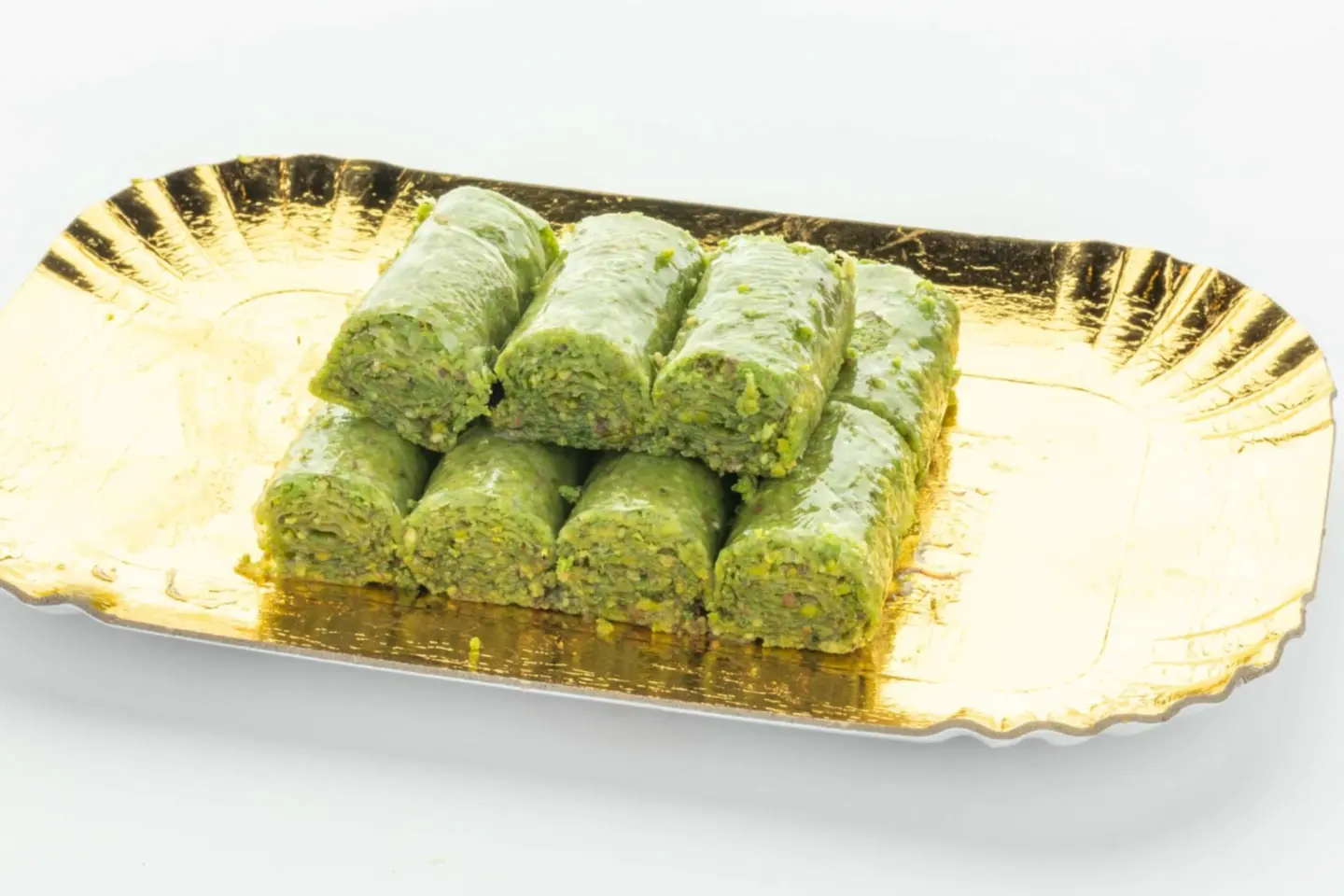 Pistachio Baklava Fingers - Half Kilo