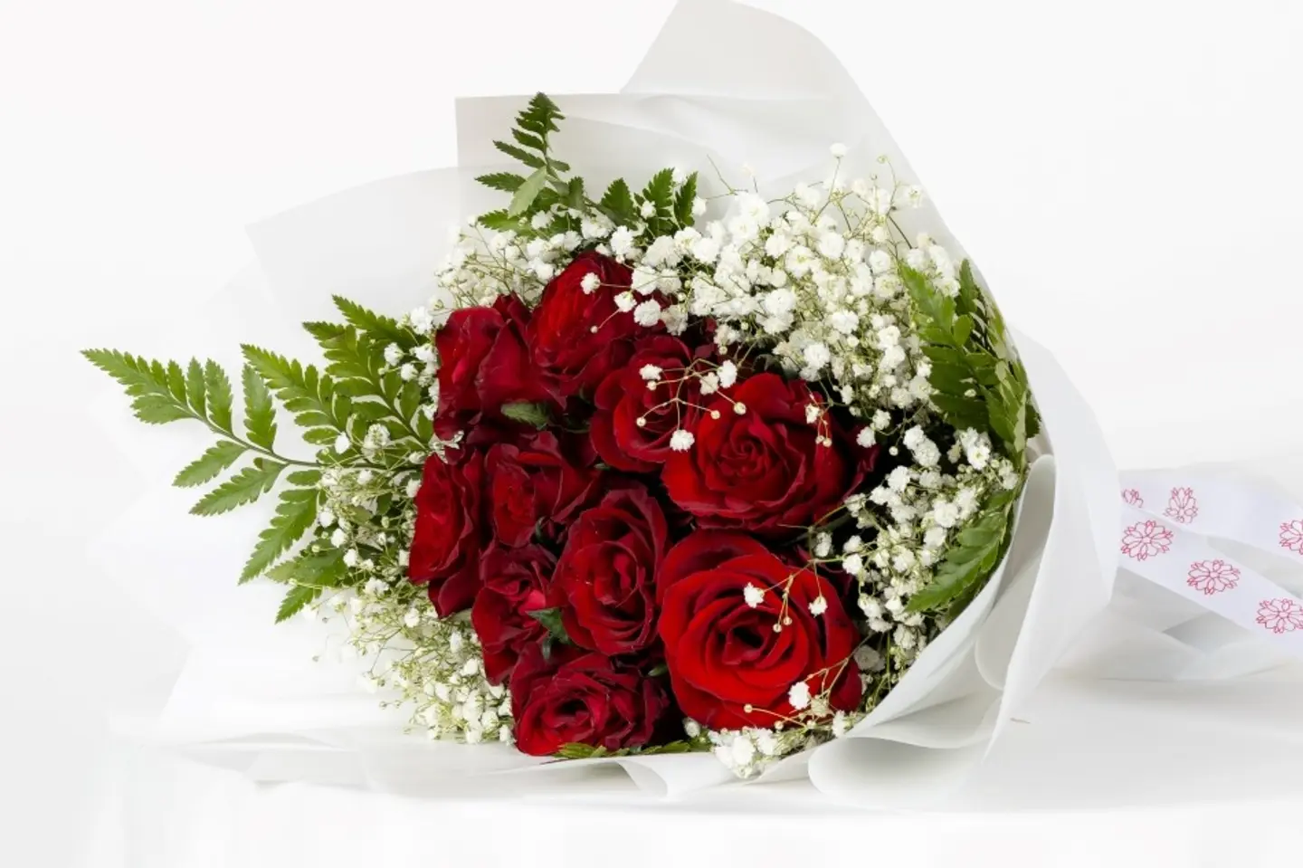 Red Rose Bouquet 10 - Card