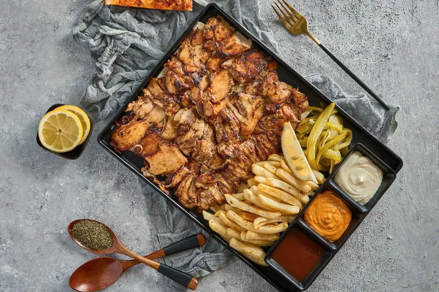 Chicken Shawarma Platter - Chicken Shawarma Plate