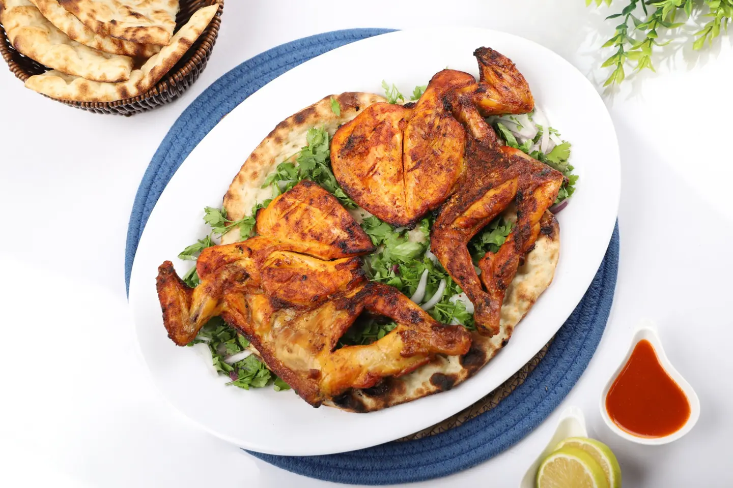 Plain Charcoal Chicken - Half A Chicken