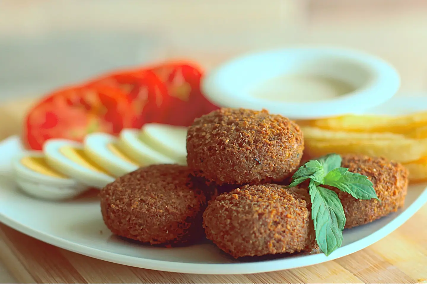 صحن فلافل مشكل  - صغير