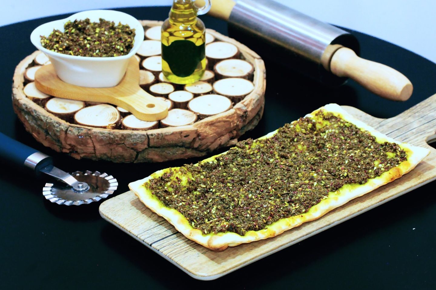 فطيرة الزعتر  - فرن