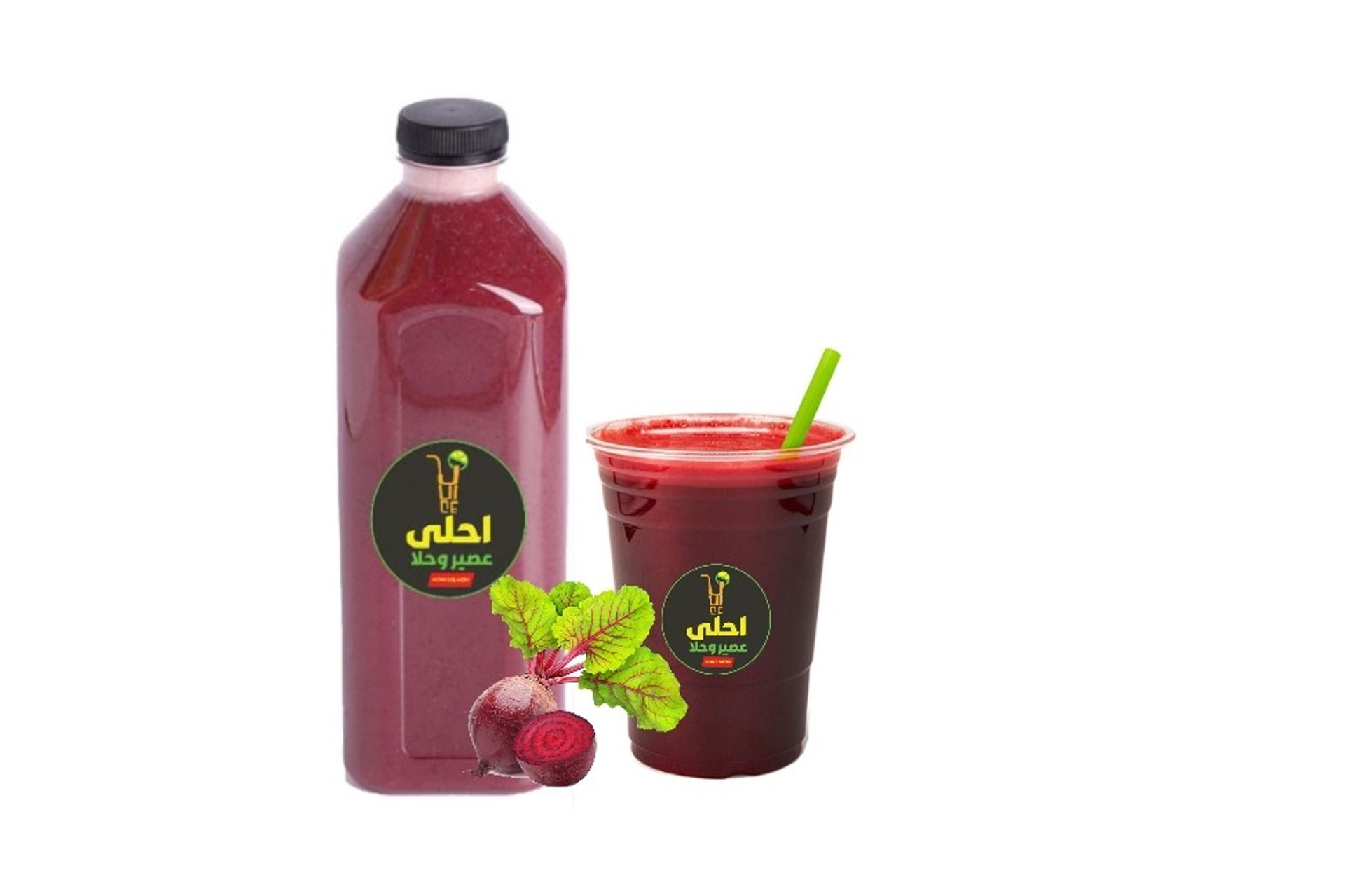 شمندرمع برتقال وتفاح - لتر