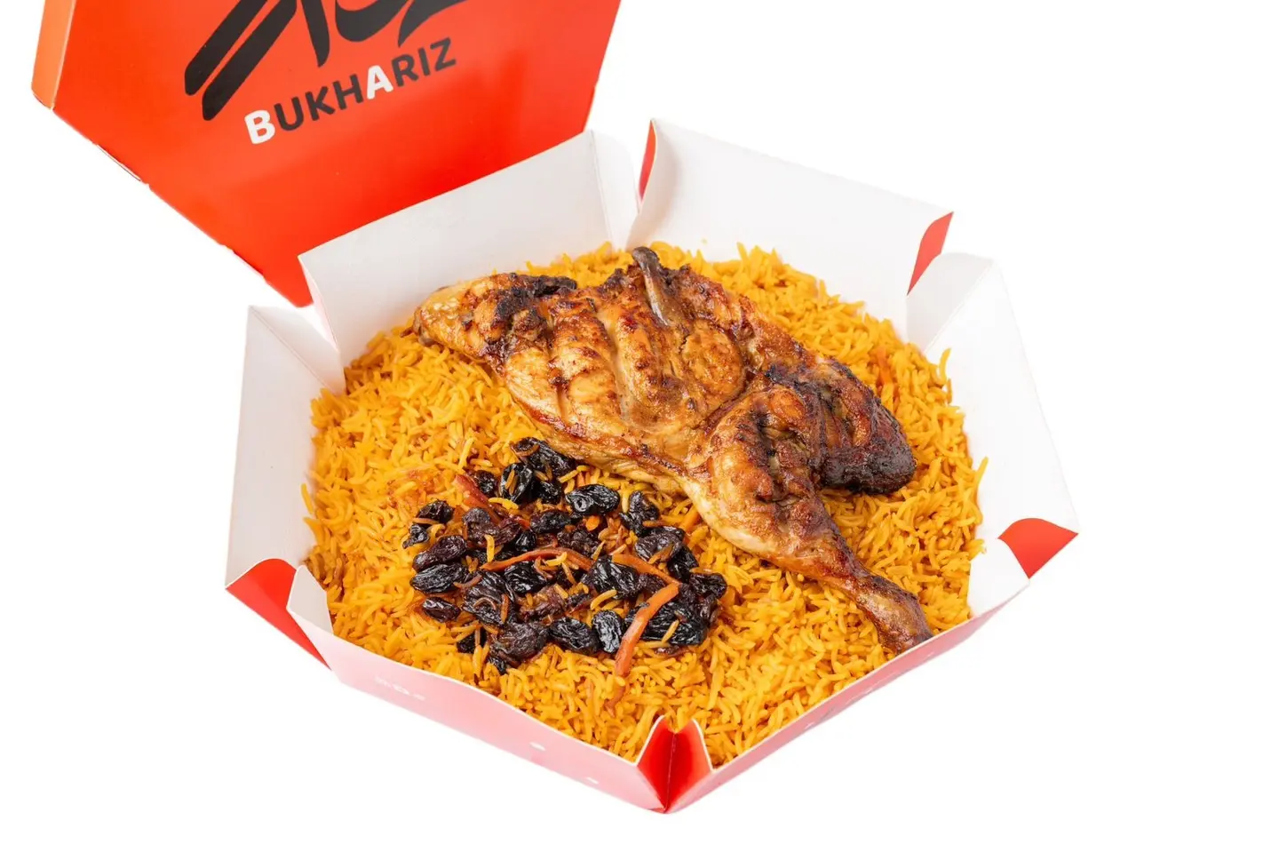Charcoal Chicken With Rice - Half A Chicken