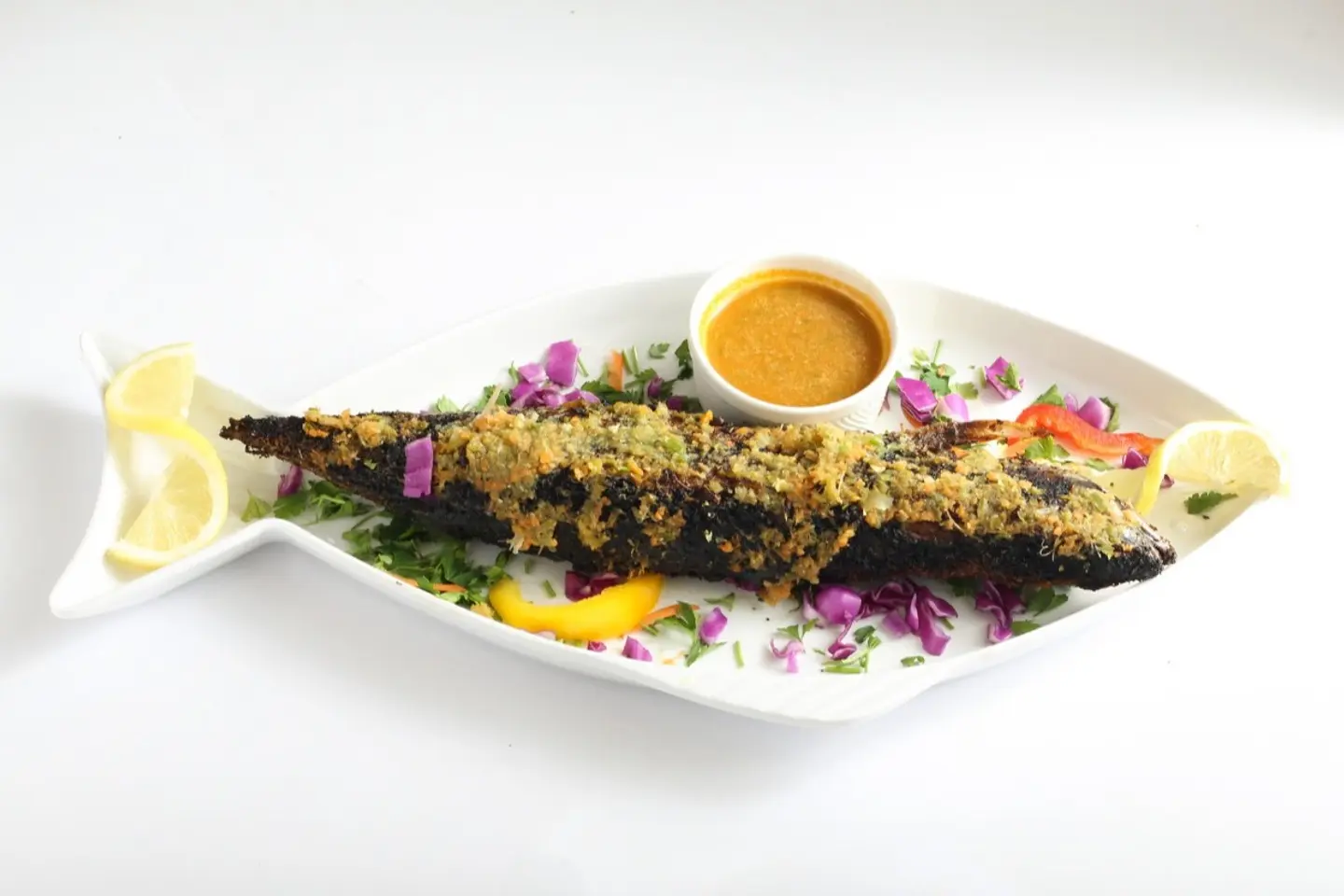 سمك بوري بالبطاطس