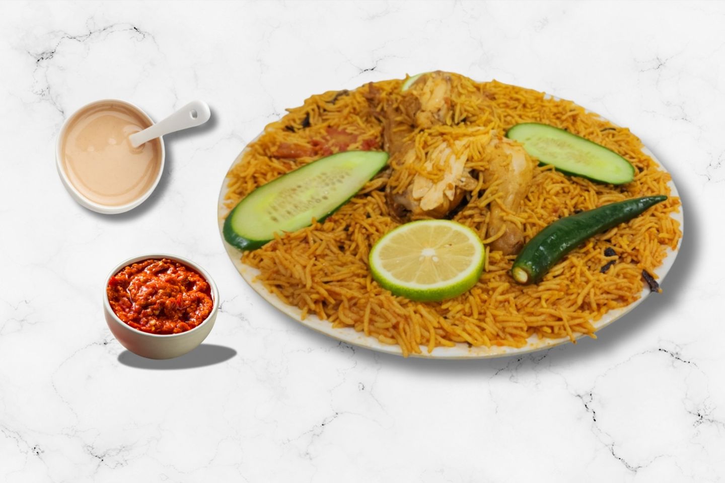 دجاج مضغوط - نص حبة دجاج