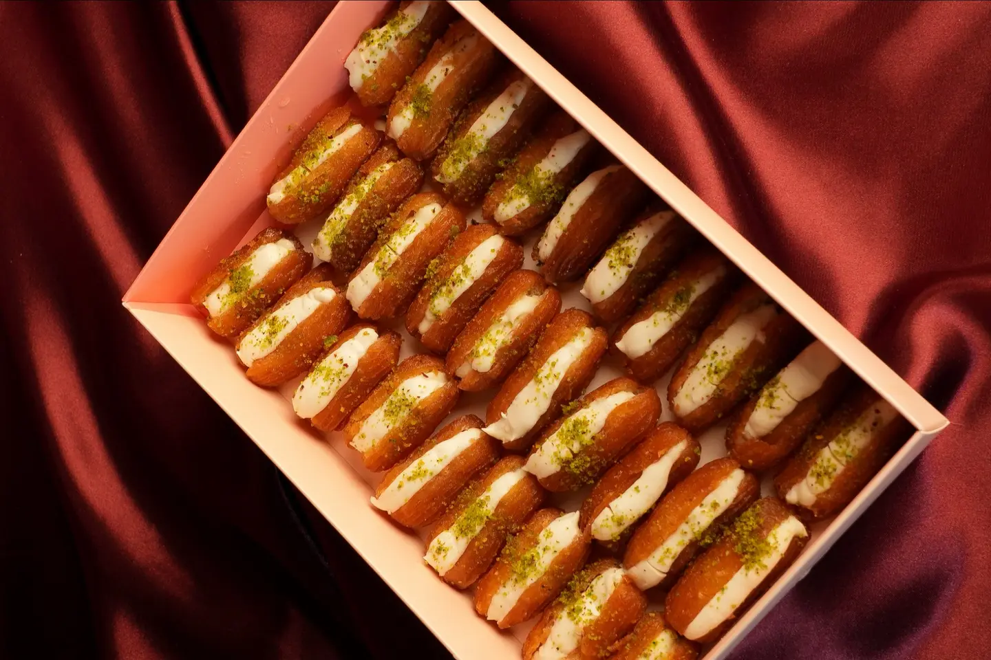 بلح الشام محشو قشطه - كيلو