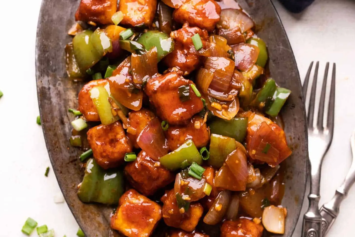 Chilly Paneer - Semi Wet