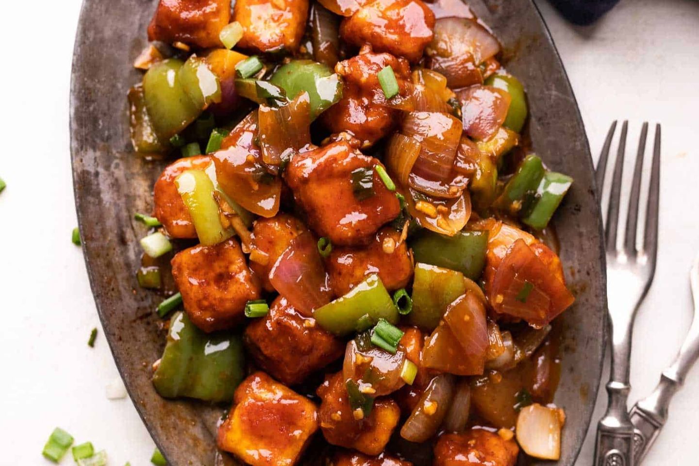 Chilly Paneer - Semi Wet