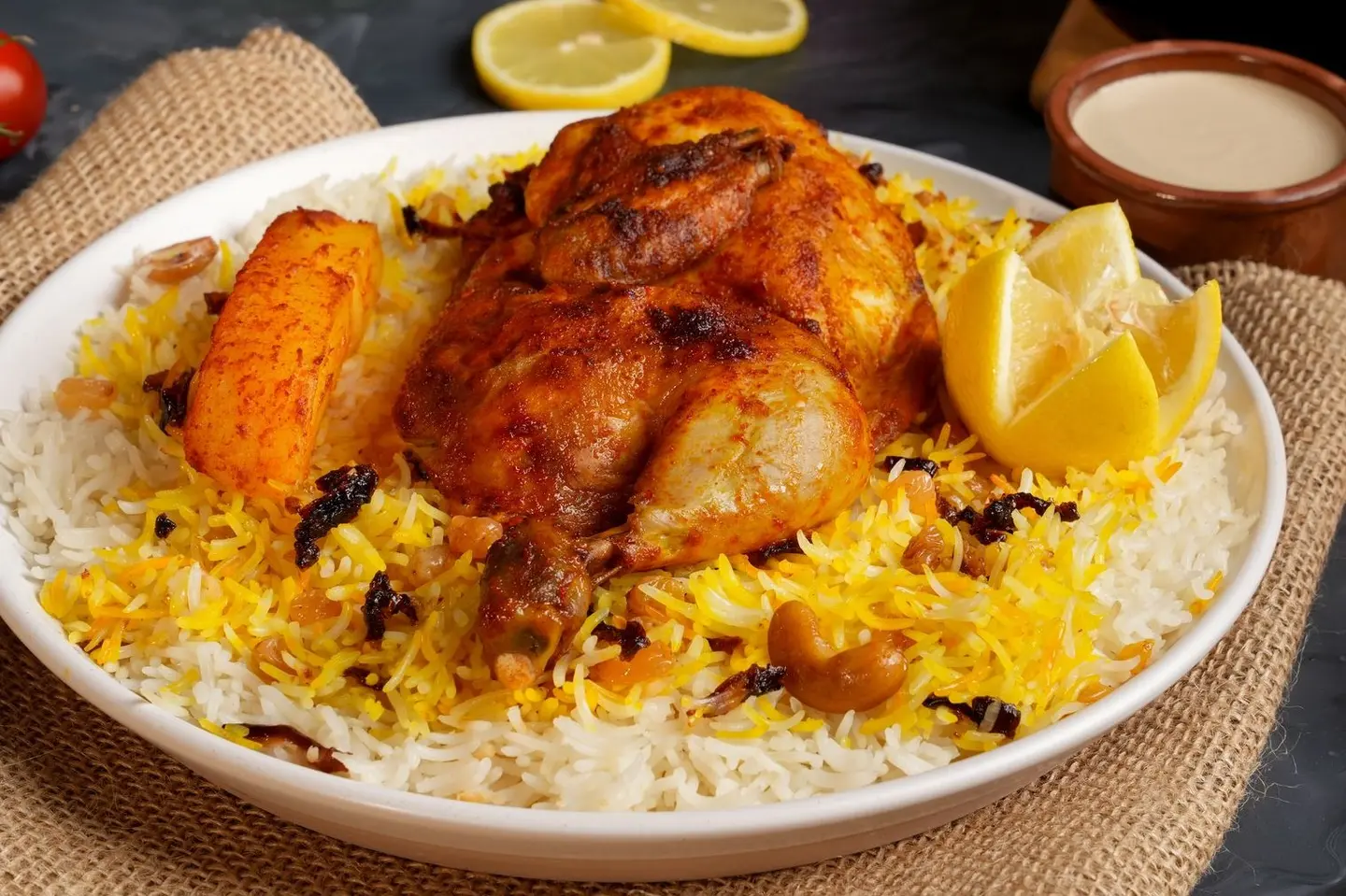 دجاج نجدية - نصف دجاجة