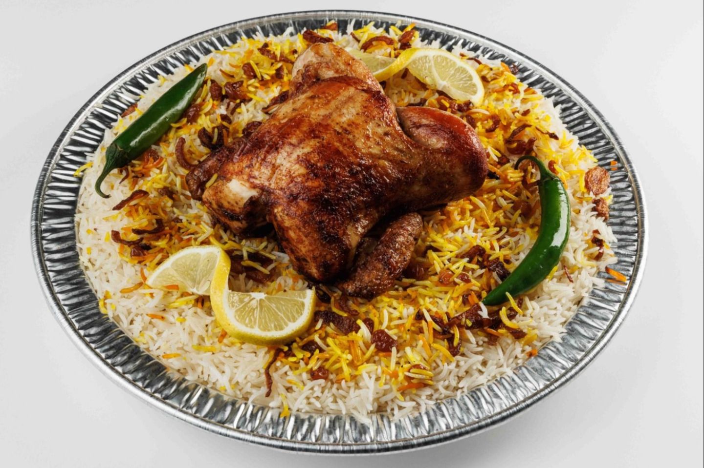 Full Chicken Shawaya Rice Medhyaf - Rice Medhyaf