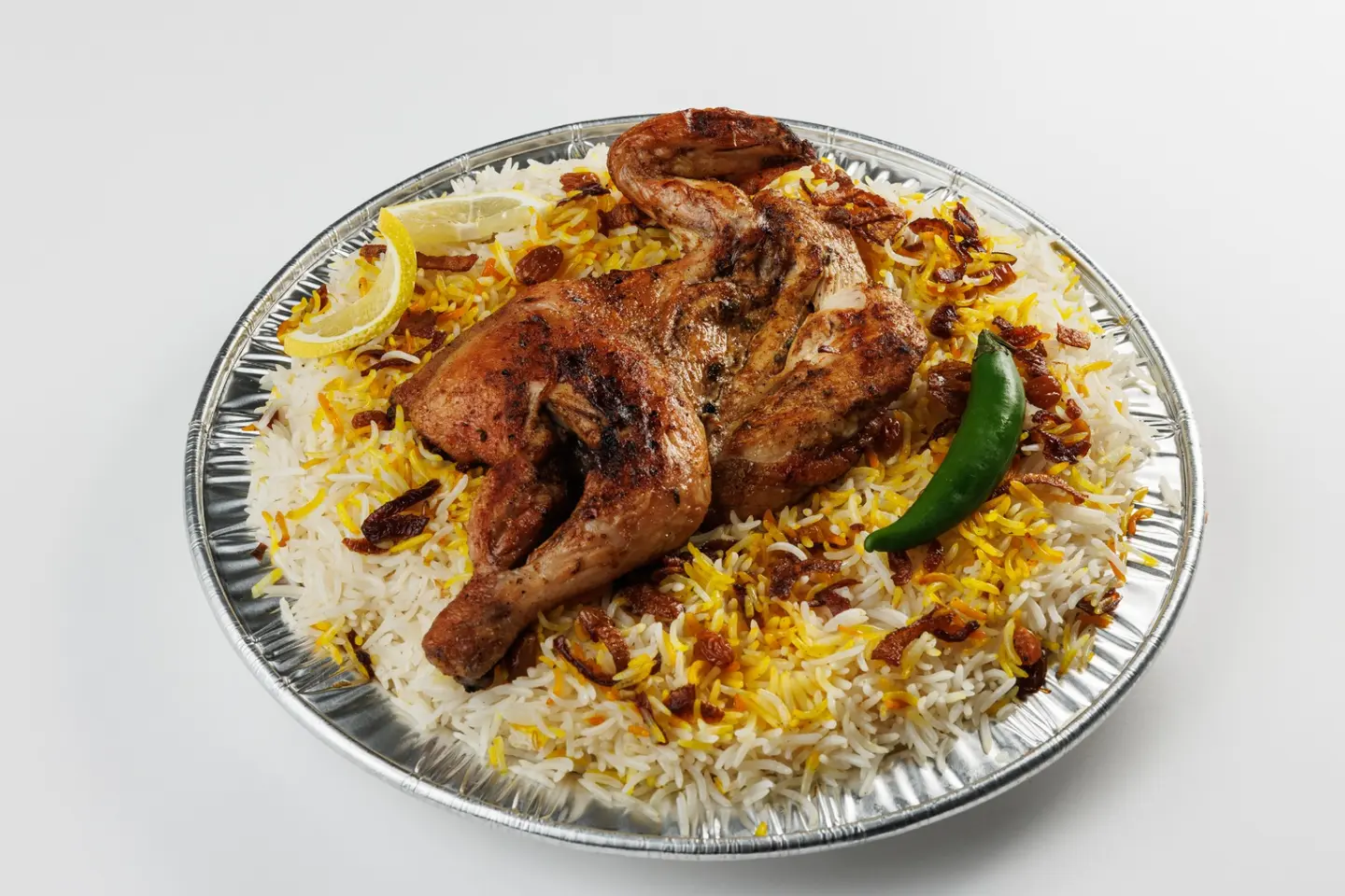 Half Chicken Mazbi Rice Medhyaf - Rice Medhyaf