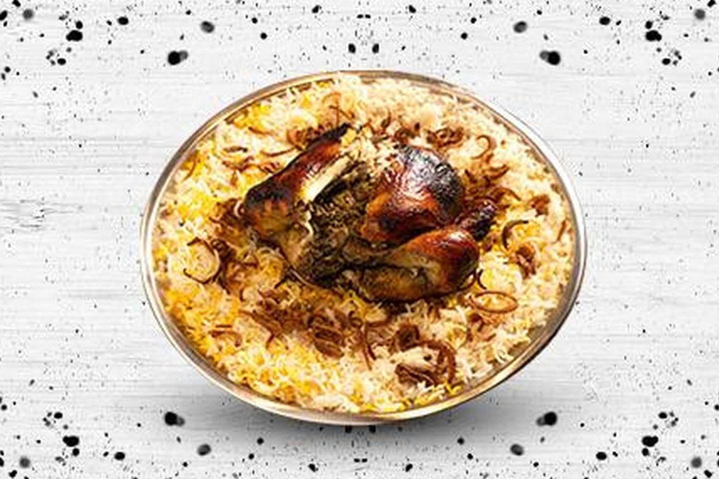 Grilled Chicken On Shabbi With Rice - Half A Chicken