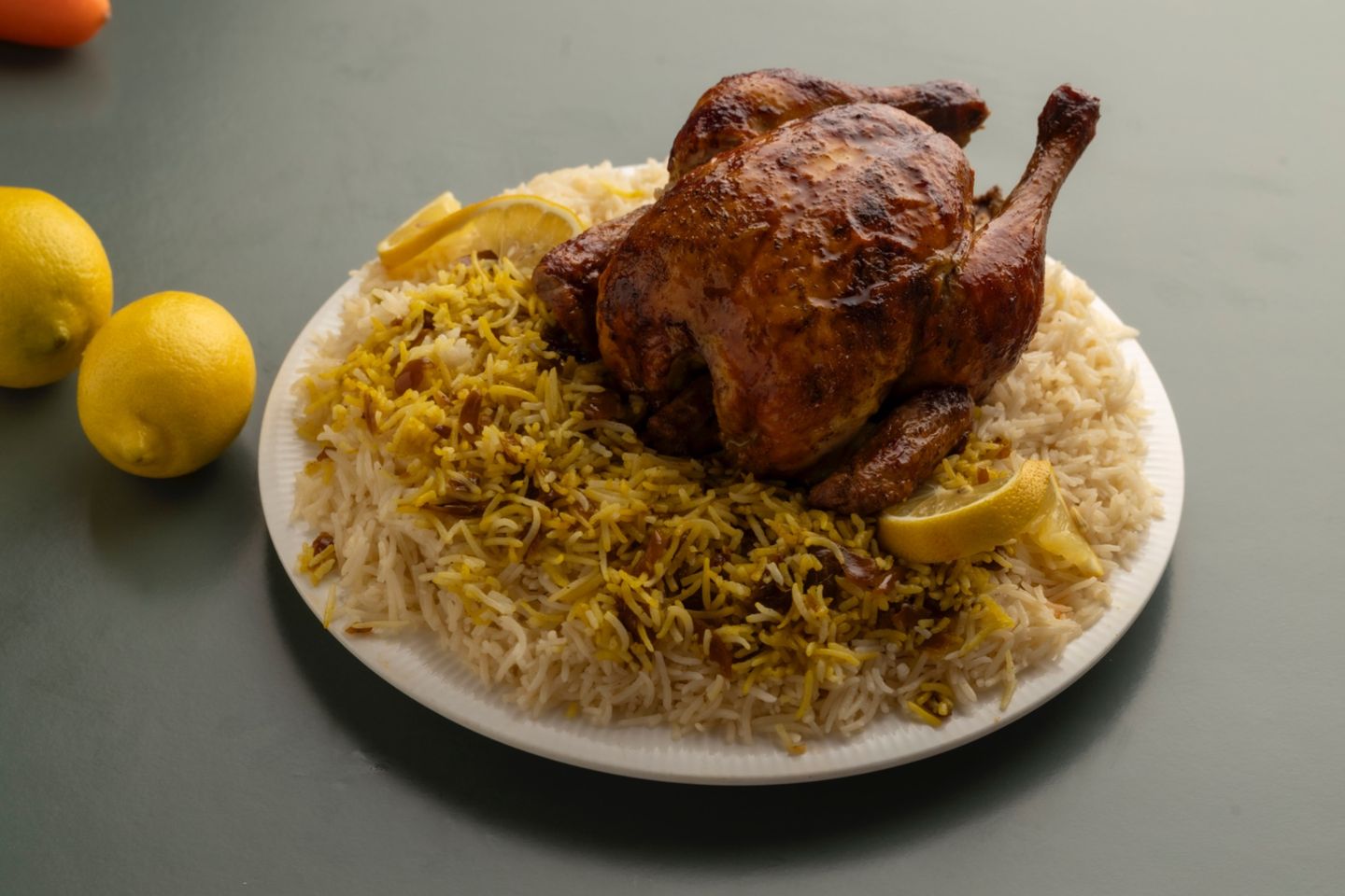 دجاج شواية - نصف دجاج شوايه