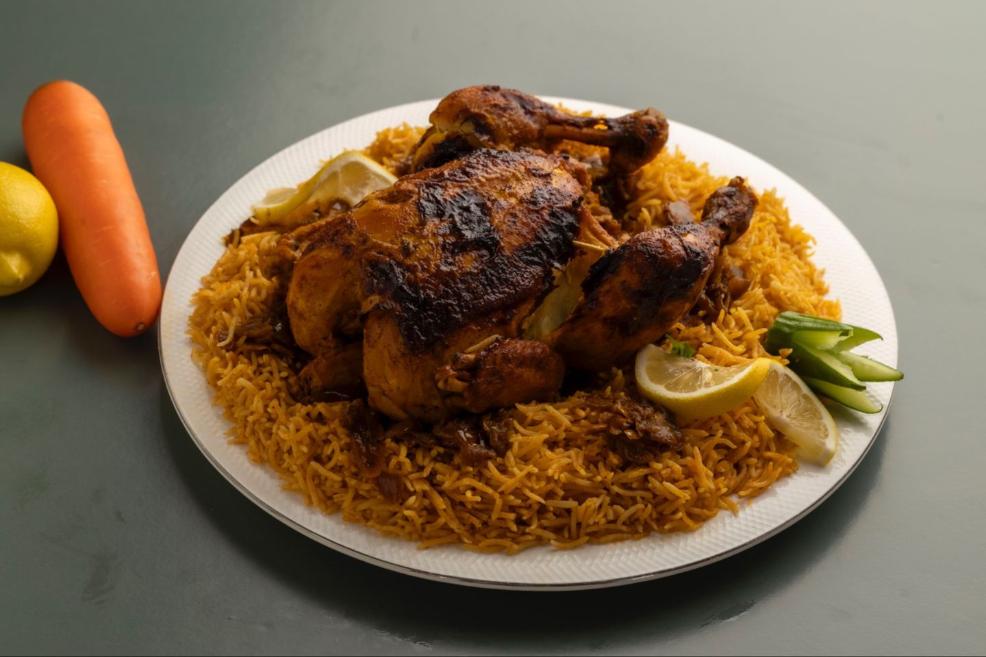 دجاج  محشي  - نص دجاج محشي
