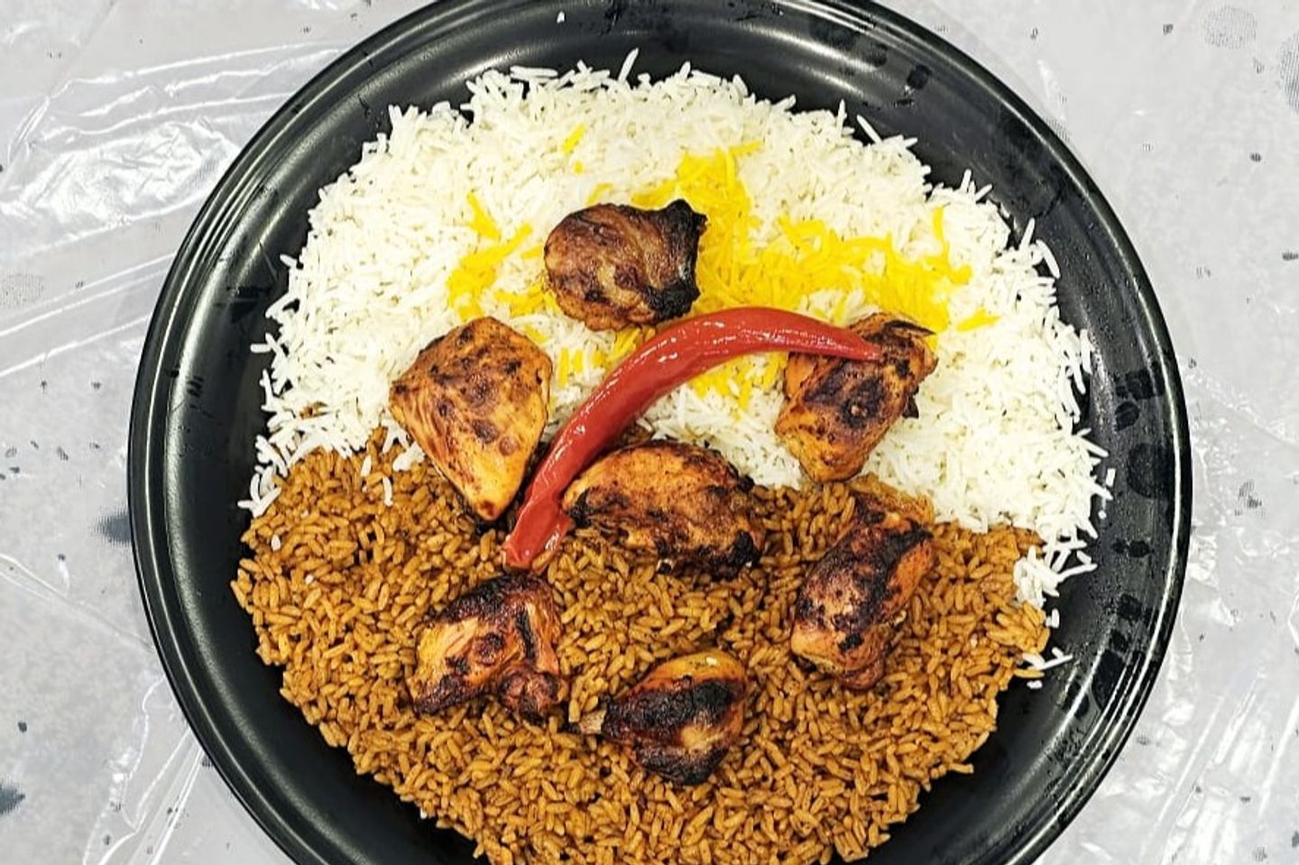اوصال مع الرز - اوصال دجاج مع رز ابيض