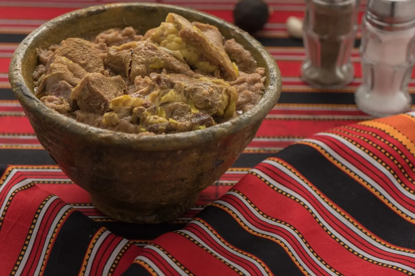 Khameer Meat Fattah - Khameer Okra And Meat